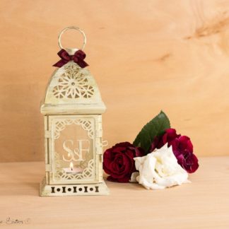 Gold Moroccan Lantern/ Unique Vintage Candle Holder/ Golden Wedding Lanterns/ Moroccan decor/ Metal Candle Holder