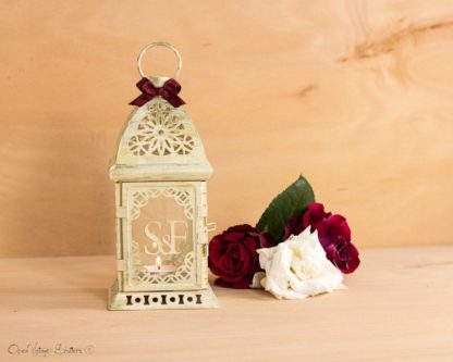 Gold Moroccan Lantern/ Unique Vintage Candle Holder/ Golden Wedding Lanterns/ Moroccan decor/ Metal Candle Holder